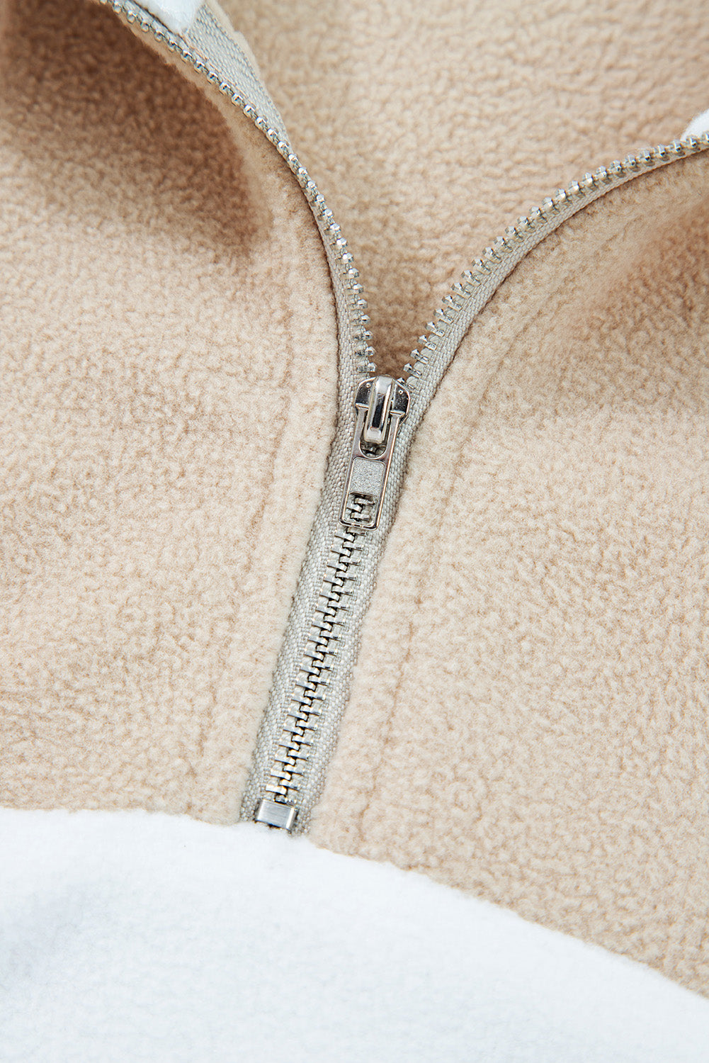 Fleece Patchwork Sweatshirt