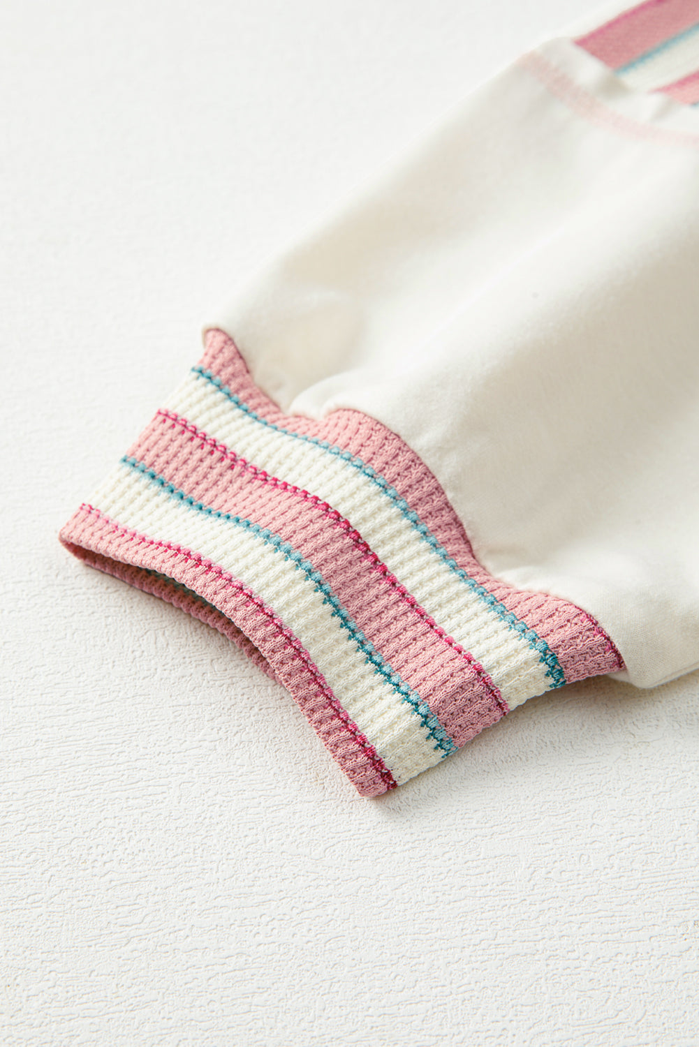 Stitched Patchwork Pullover