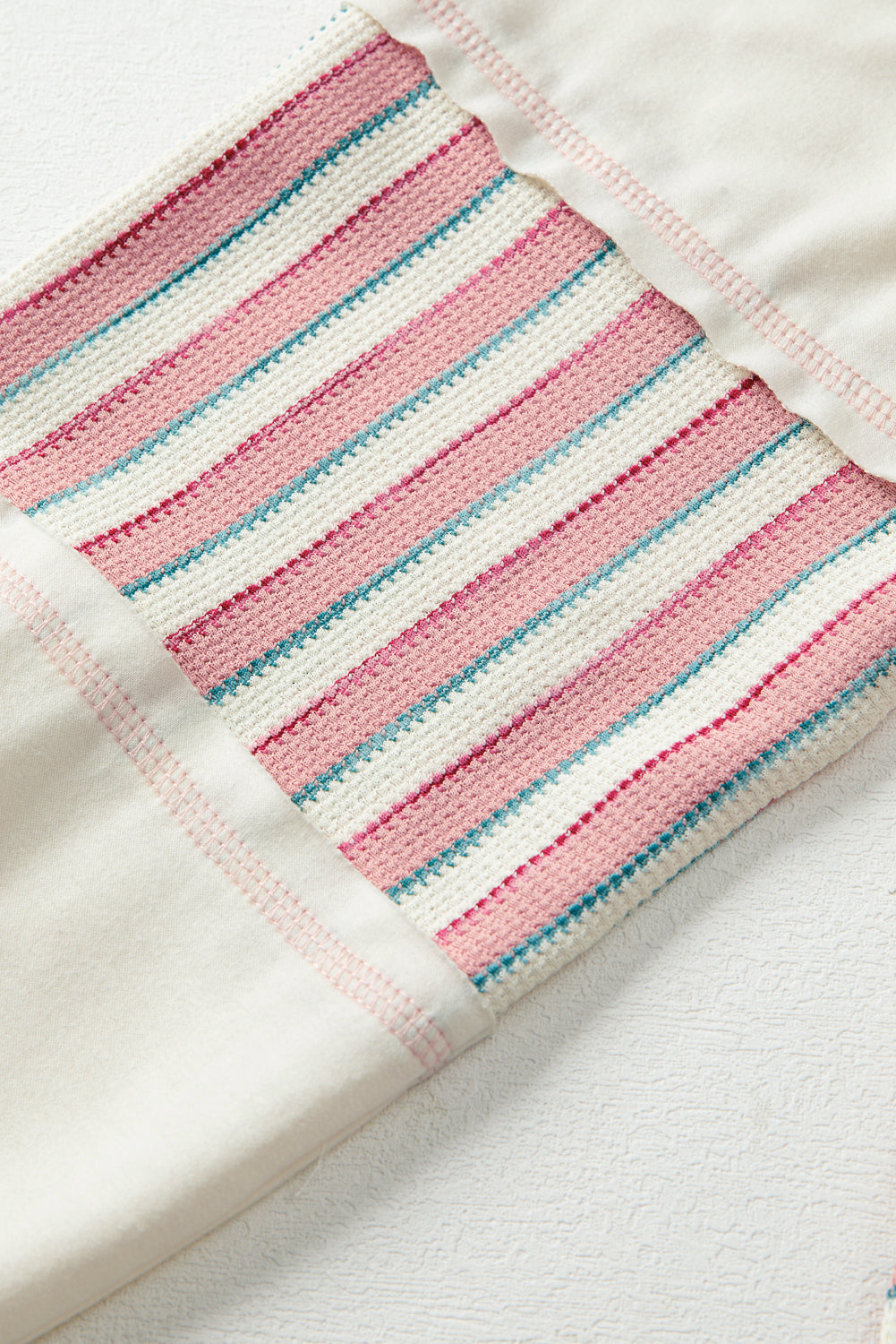 Stitched Patchwork Pullover