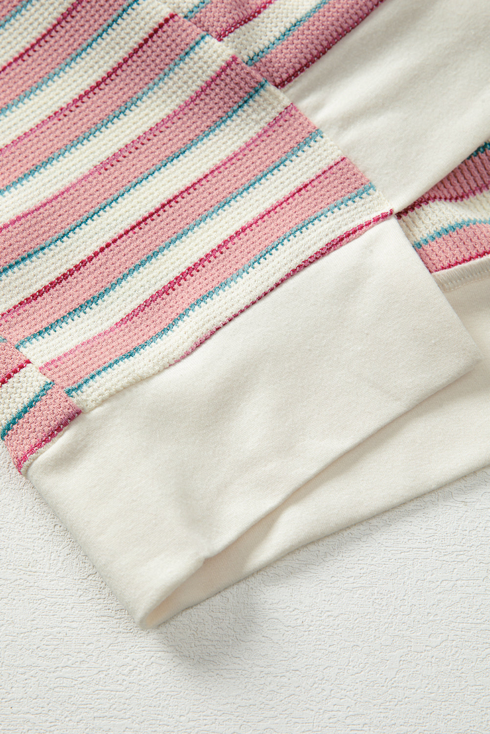 Stitched Patchwork Pullover