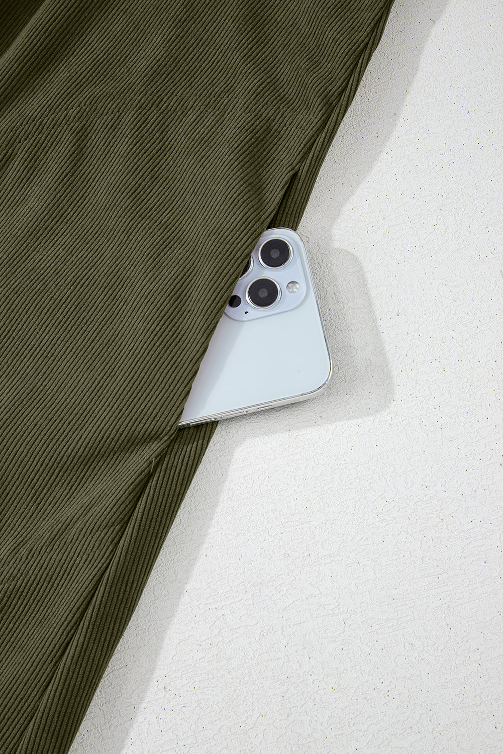 Corduroy Snap Buttons Dress