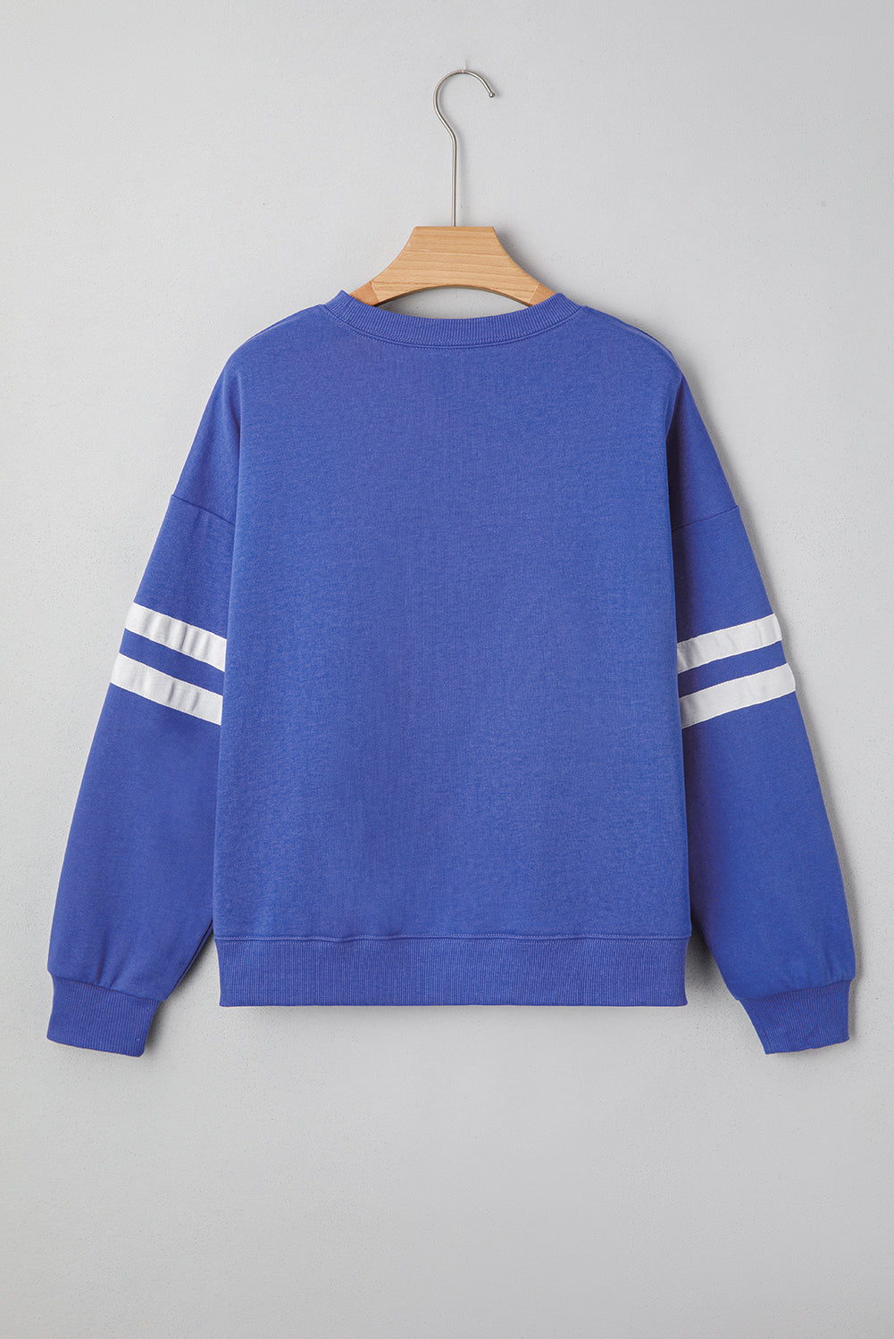 Striped Sleeve Oversized Sweatshirt