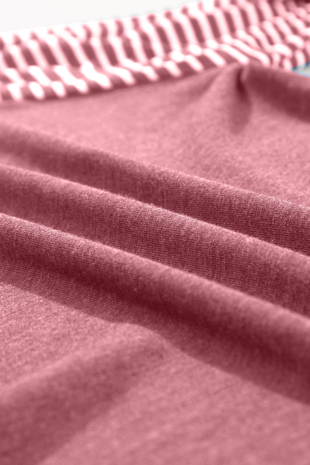 Striped Raglan Long Sleeve Loose Top