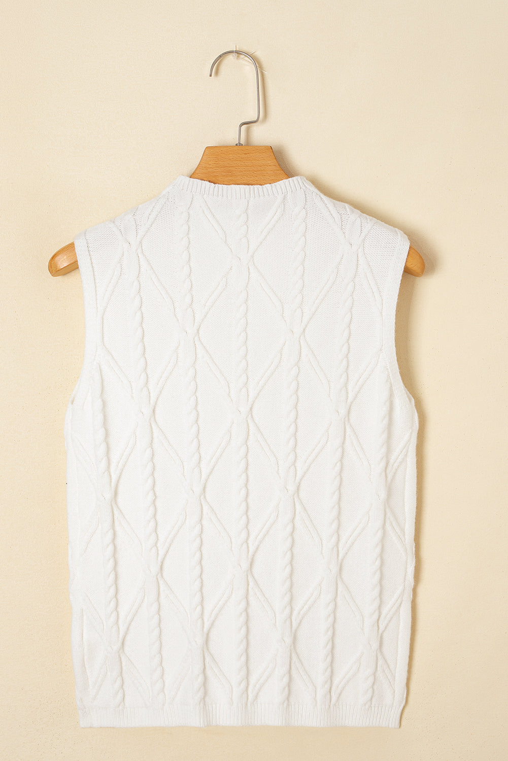 Pearled  Knit Sweater Vest