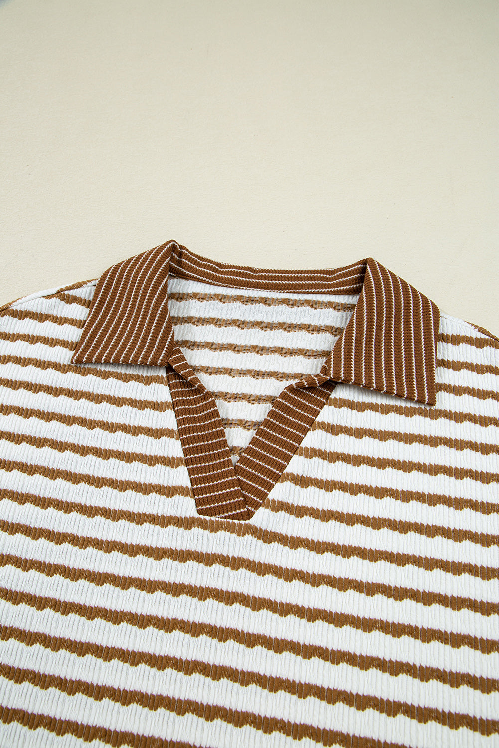 Stripe Collared 2 pc set