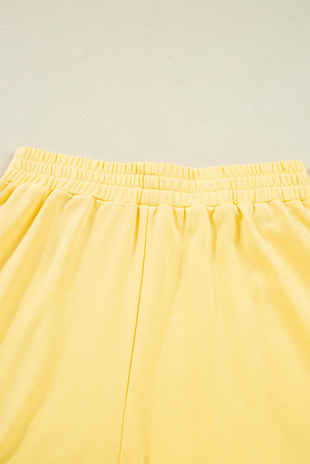2pcs Patchwork Half Button Pullover Shorts Set