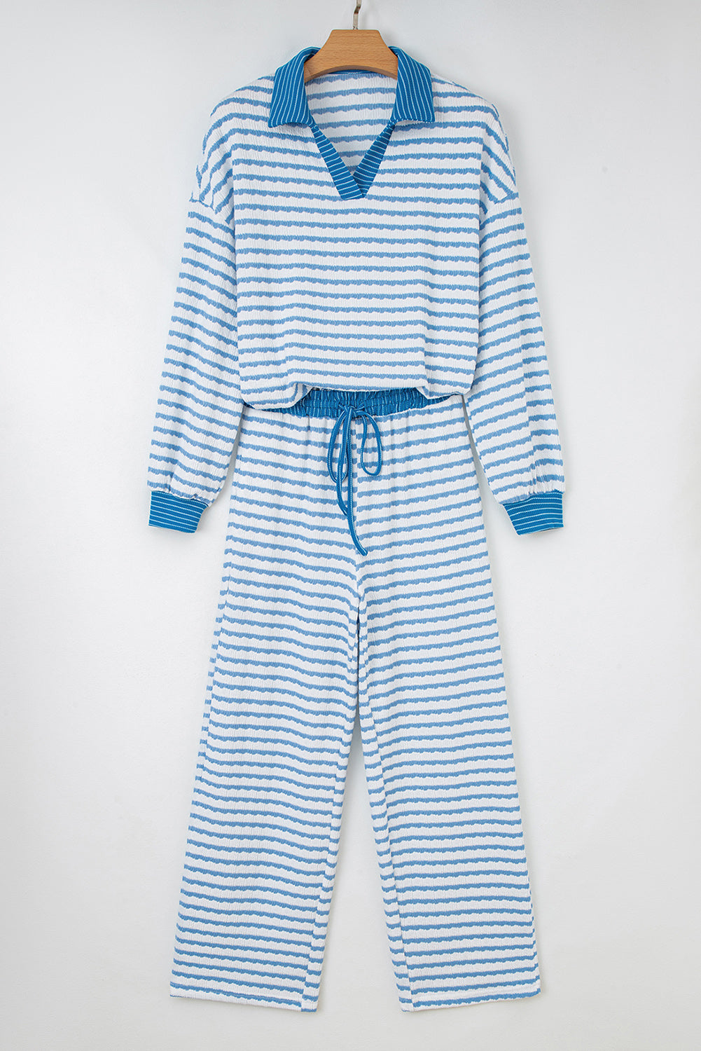 Stripe Collared 2 pc set