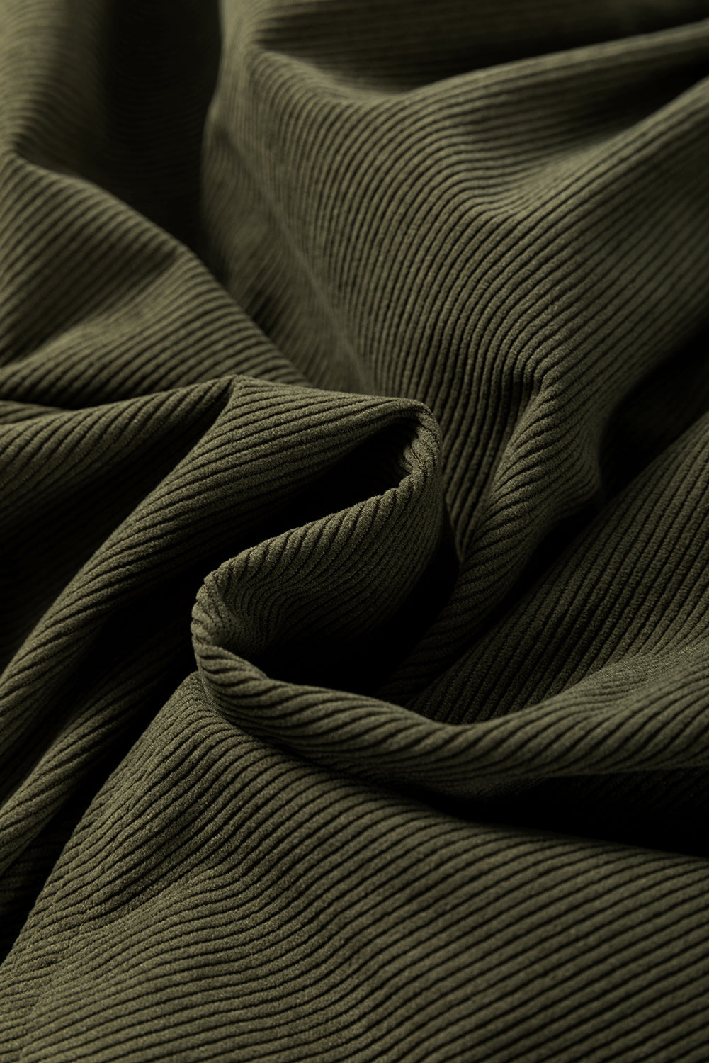 Corduroy Snap Buttons Dress