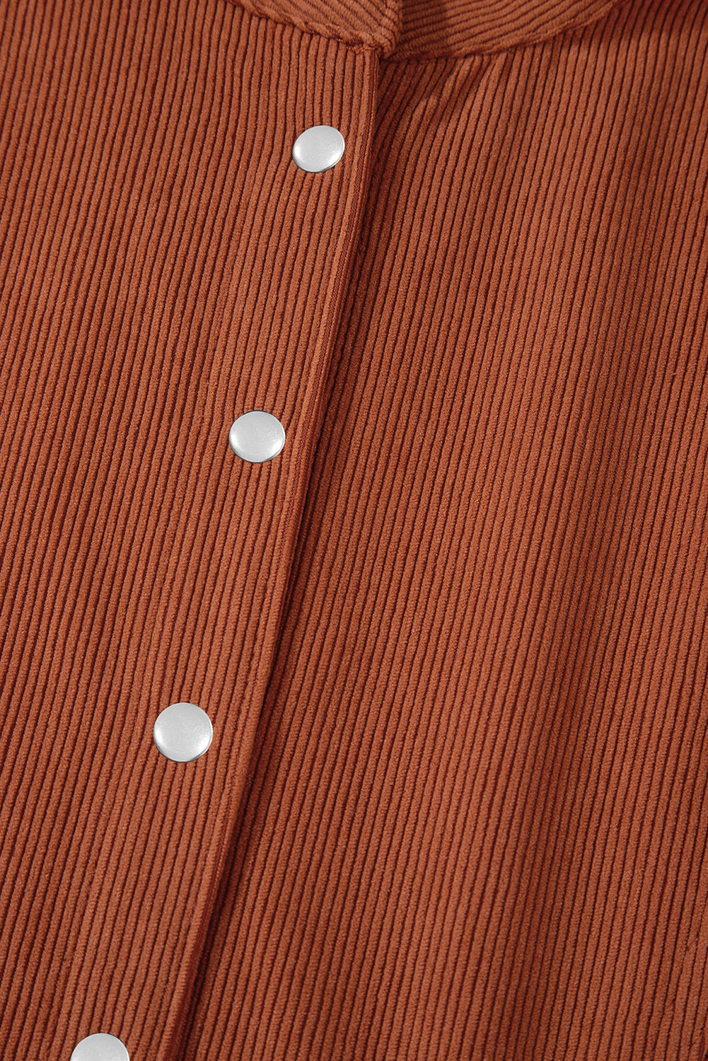 Corduroy Snap Buttons Dress
