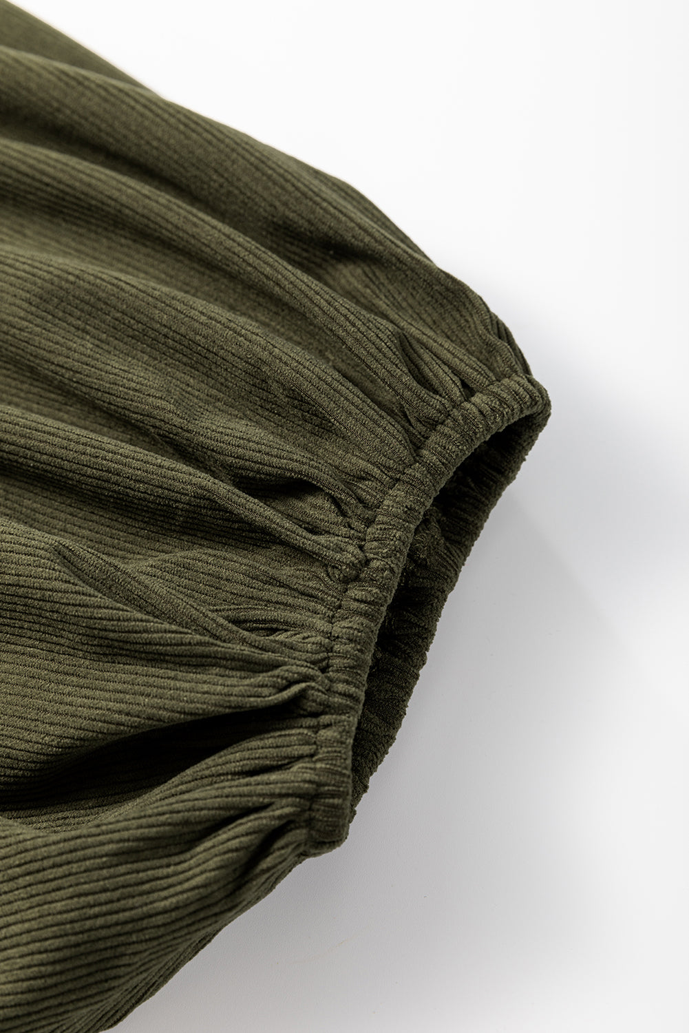 Corduroy Snap Buttons Dress