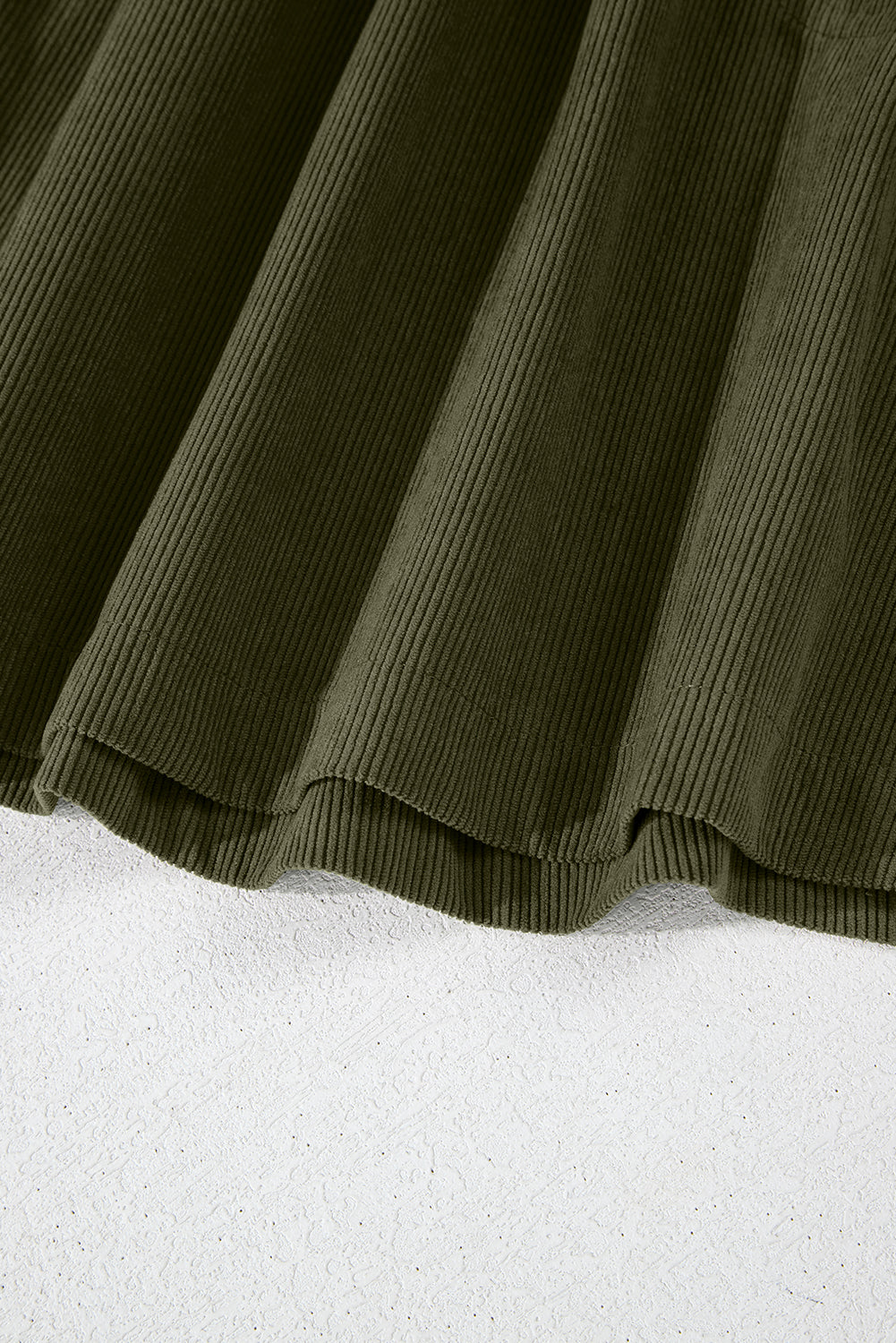 Corduroy Snap Buttons Dress