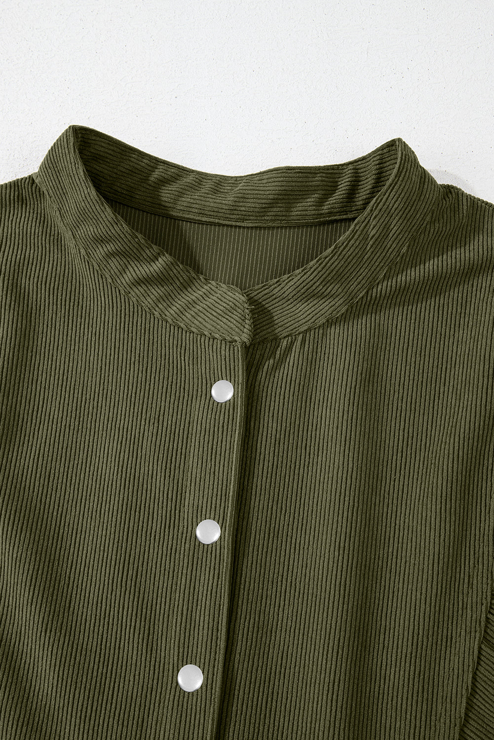 Corduroy Snap Buttons Dress