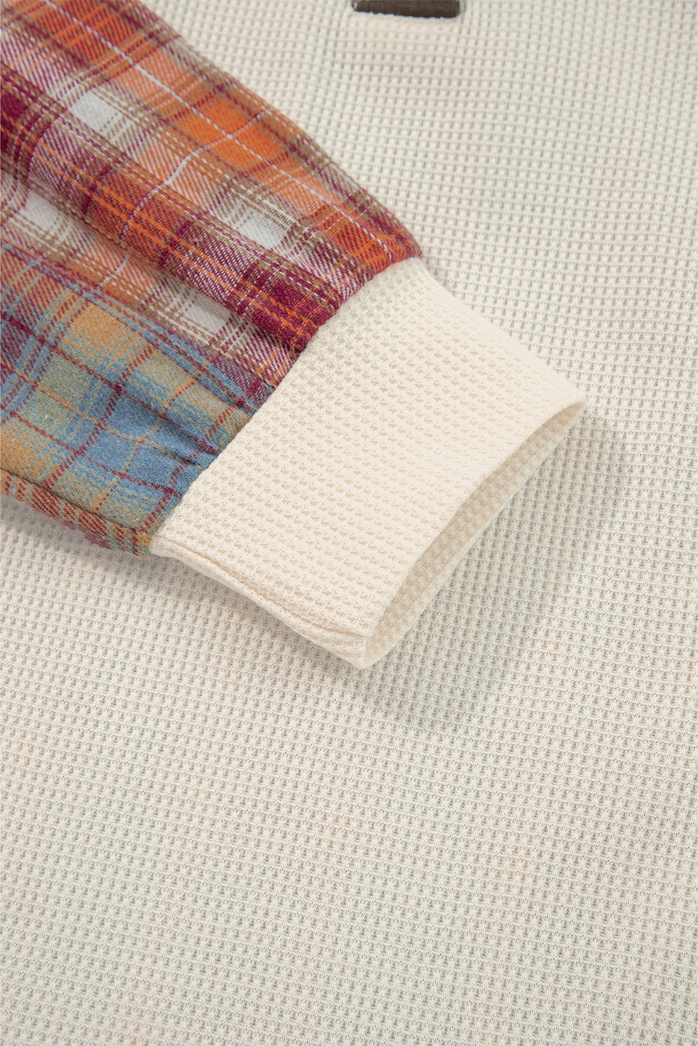 Waffle Henley Knit Top