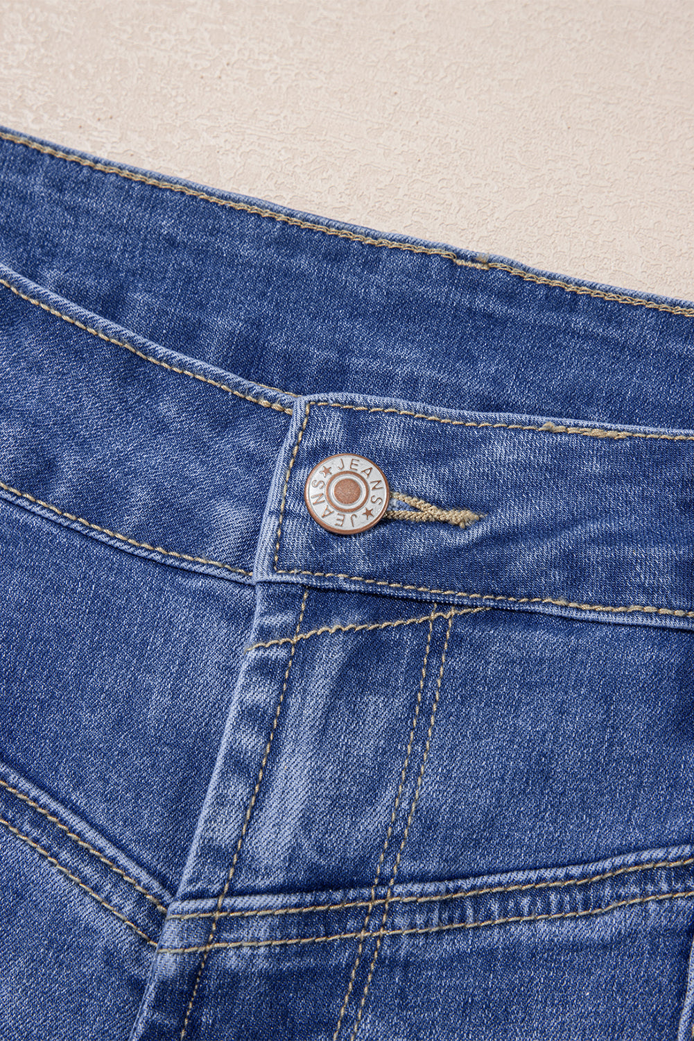 Tailored Center Seam High Rise Jeans