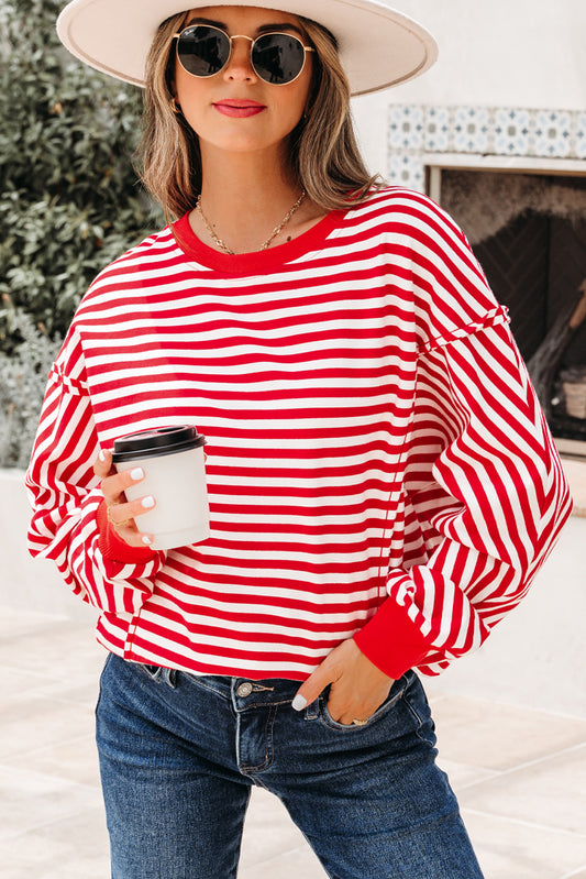 Exposed Seam Pullover Top