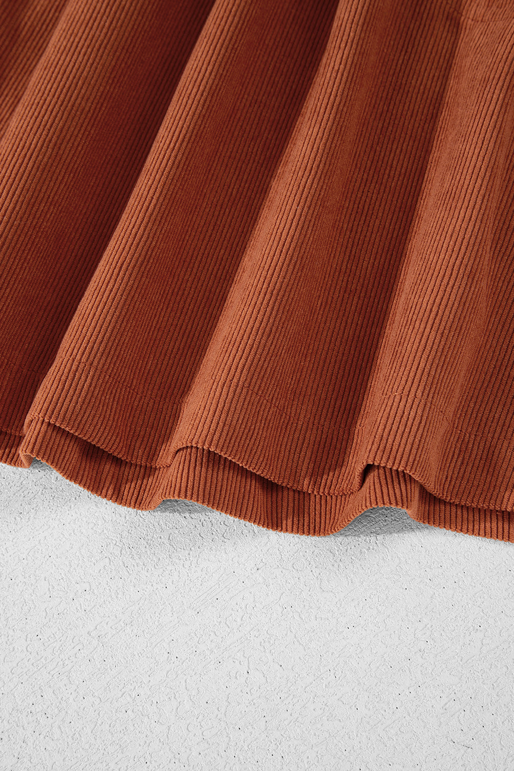 Corduroy Snap Buttons Dress