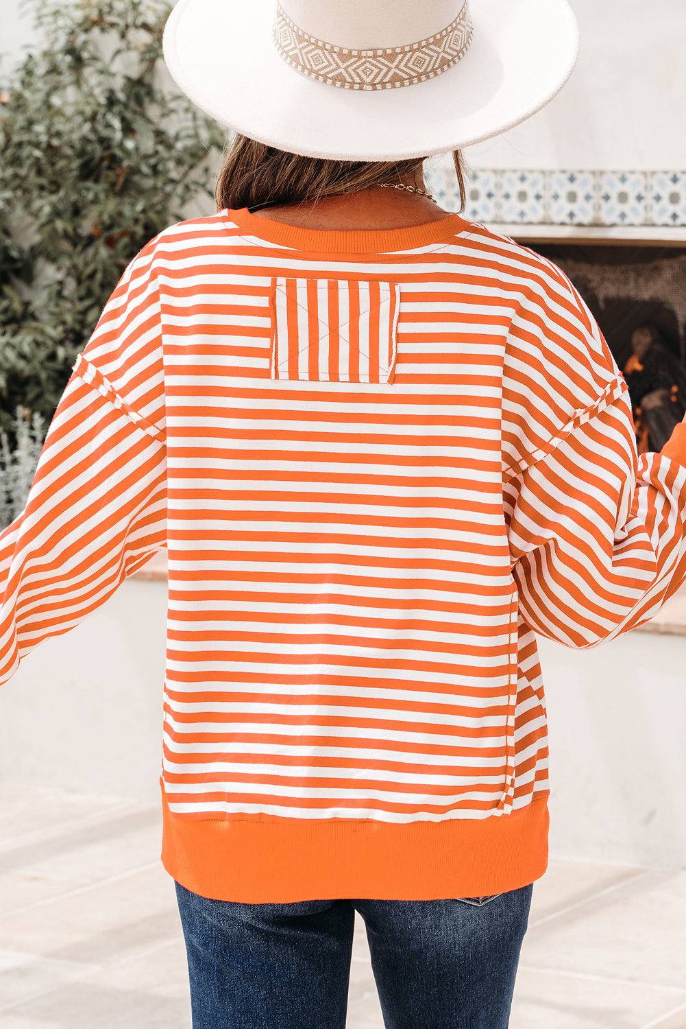 Exposed Seam Pullover Top
