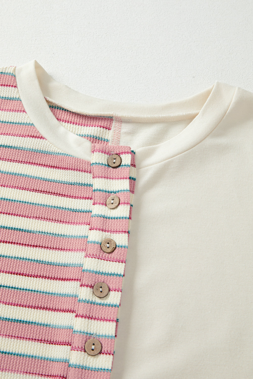 Stitched Patchwork Pullover