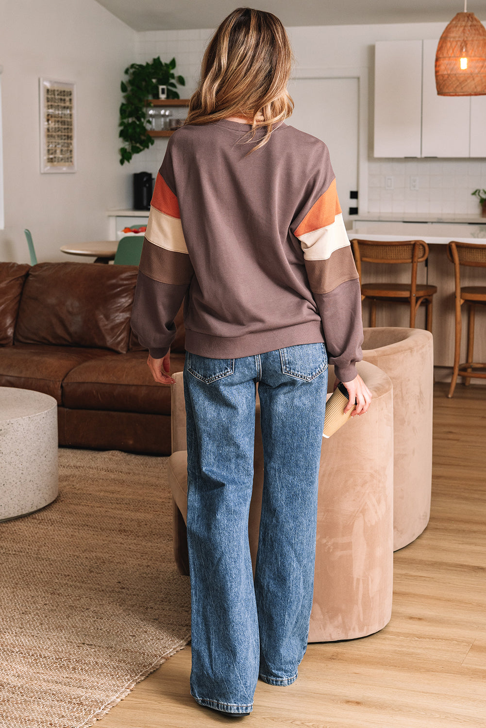 Color Block Pullover