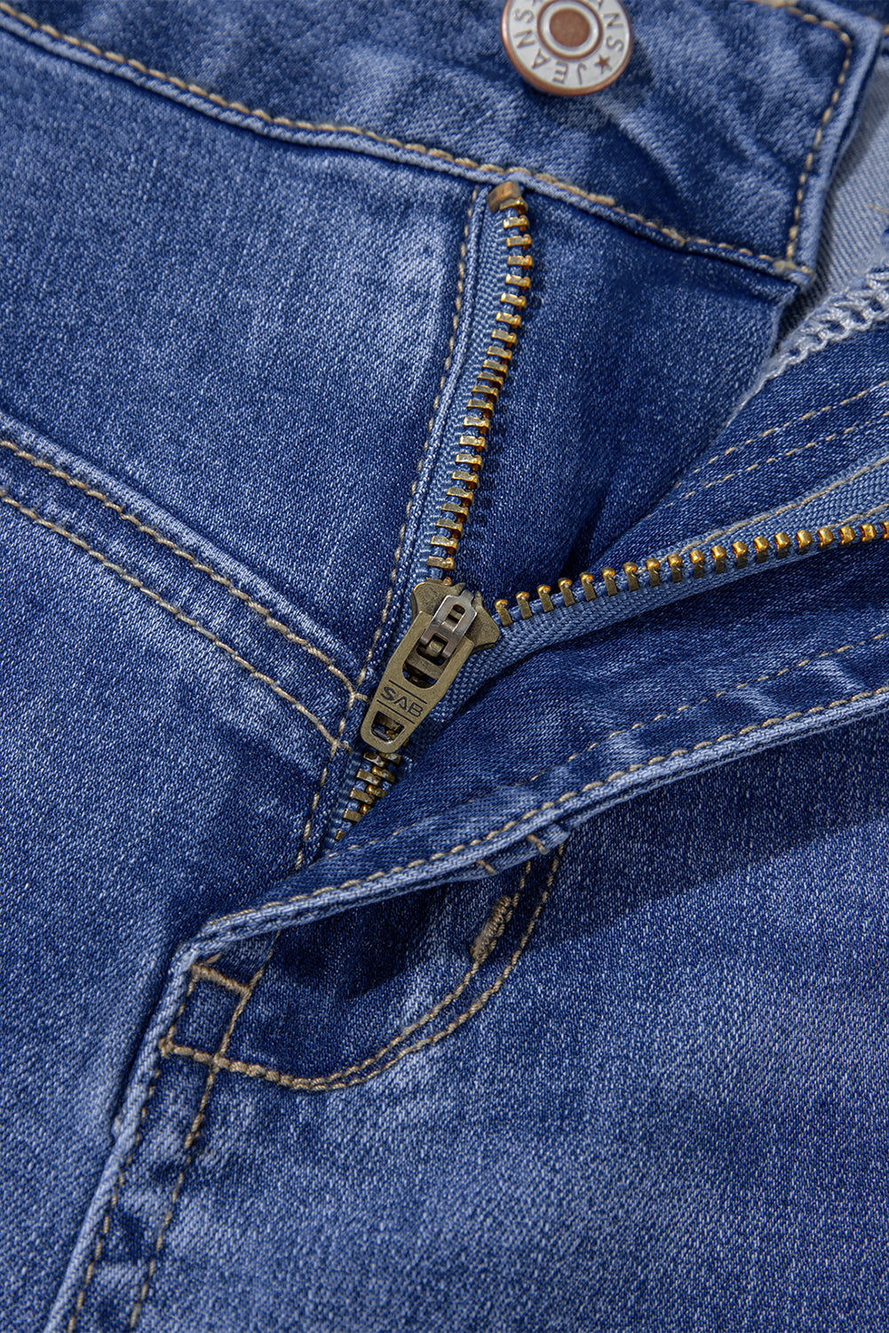 Tailored Center Seam High Rise Jeans
