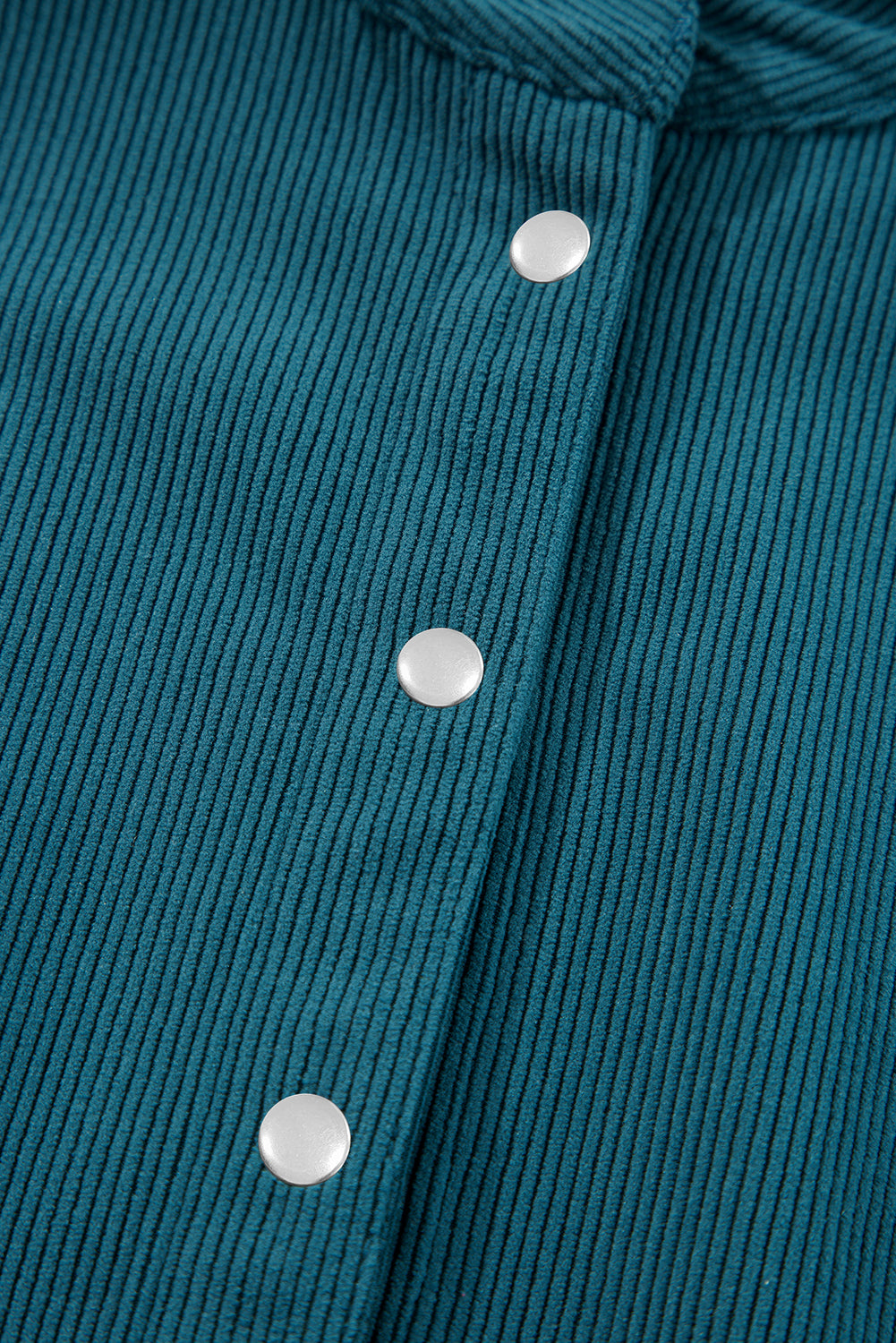 Corduroy Snap Buttons Dress