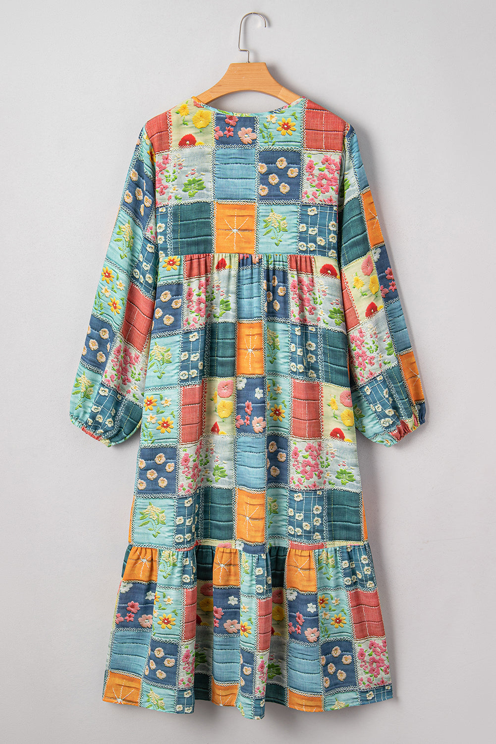 Floral Ruffle Hem Dress
