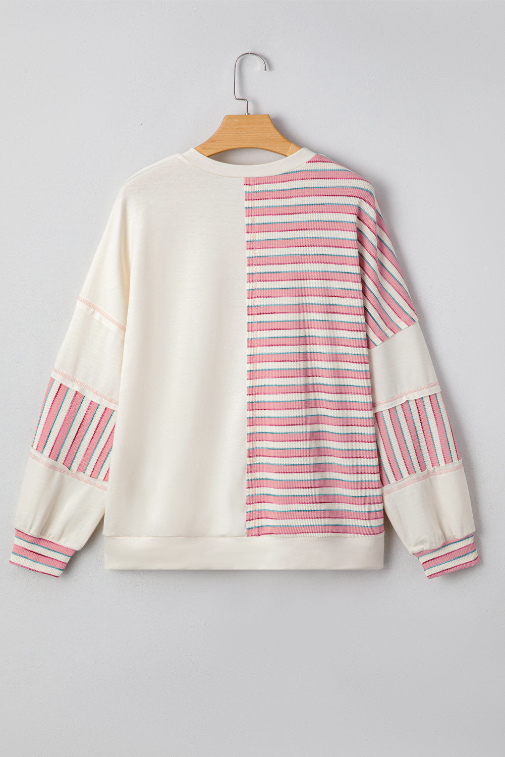 Stitched Patchwork Pullover
