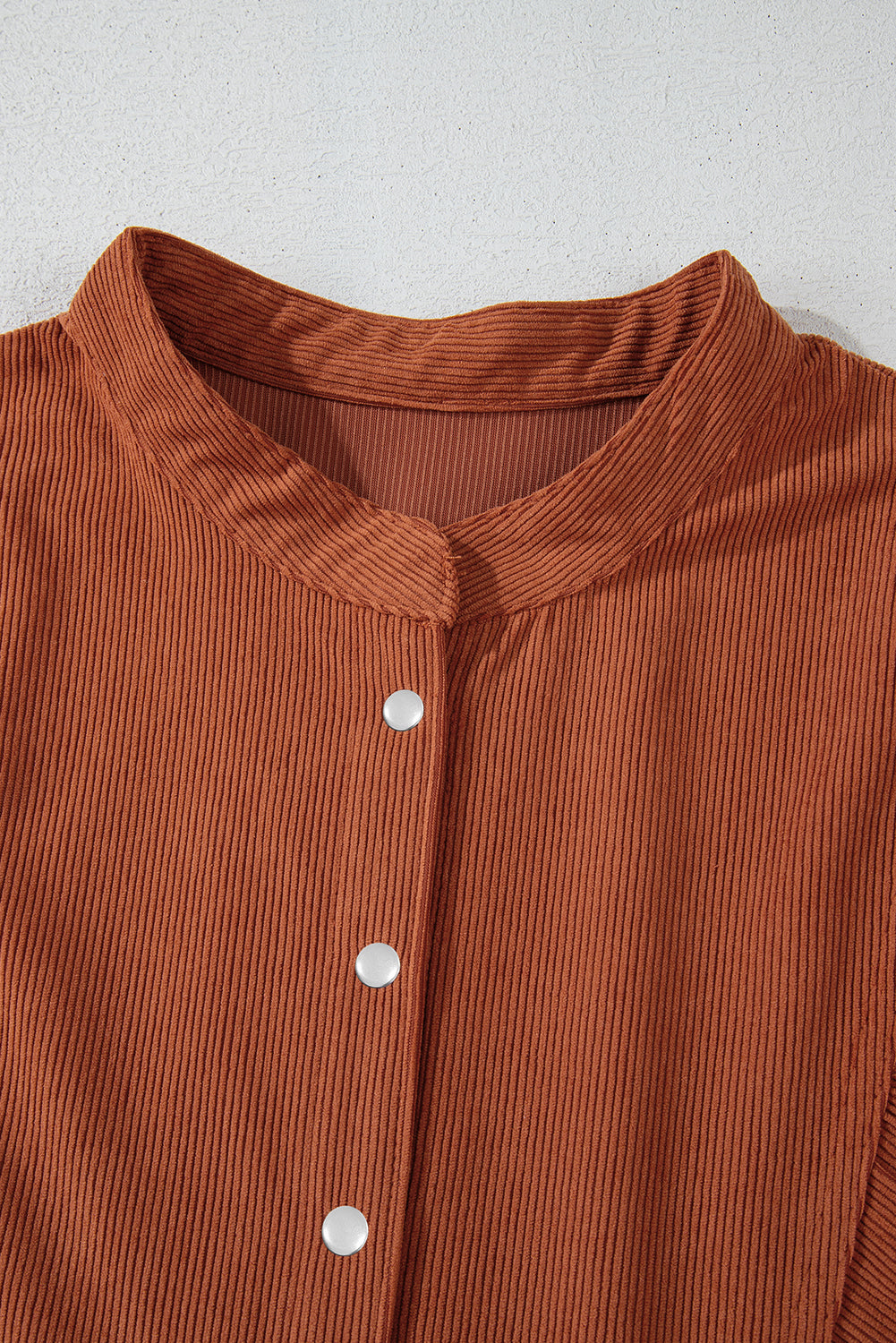 Corduroy Snap Buttons Dress