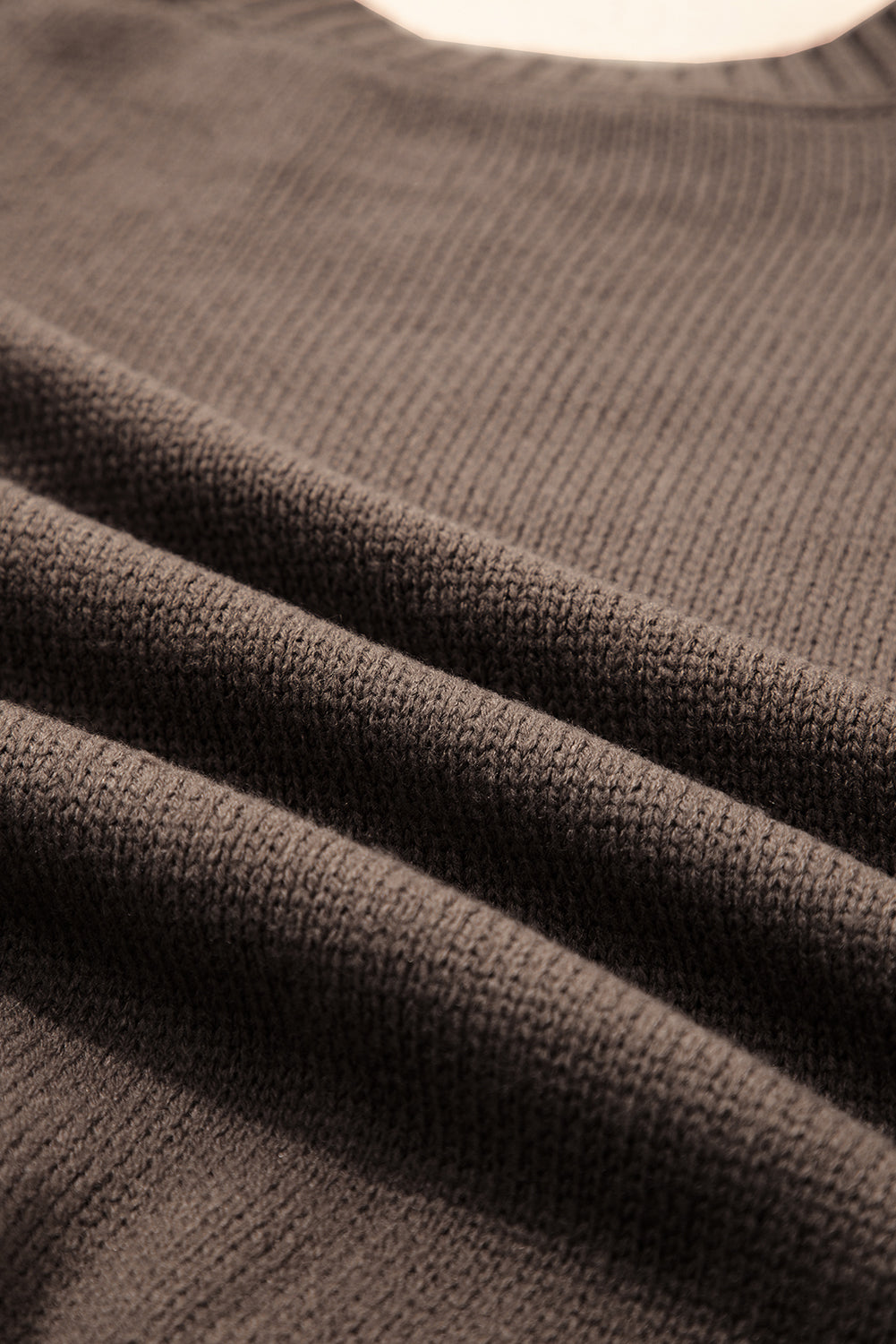 Western Crew Neck Knitted Sweater