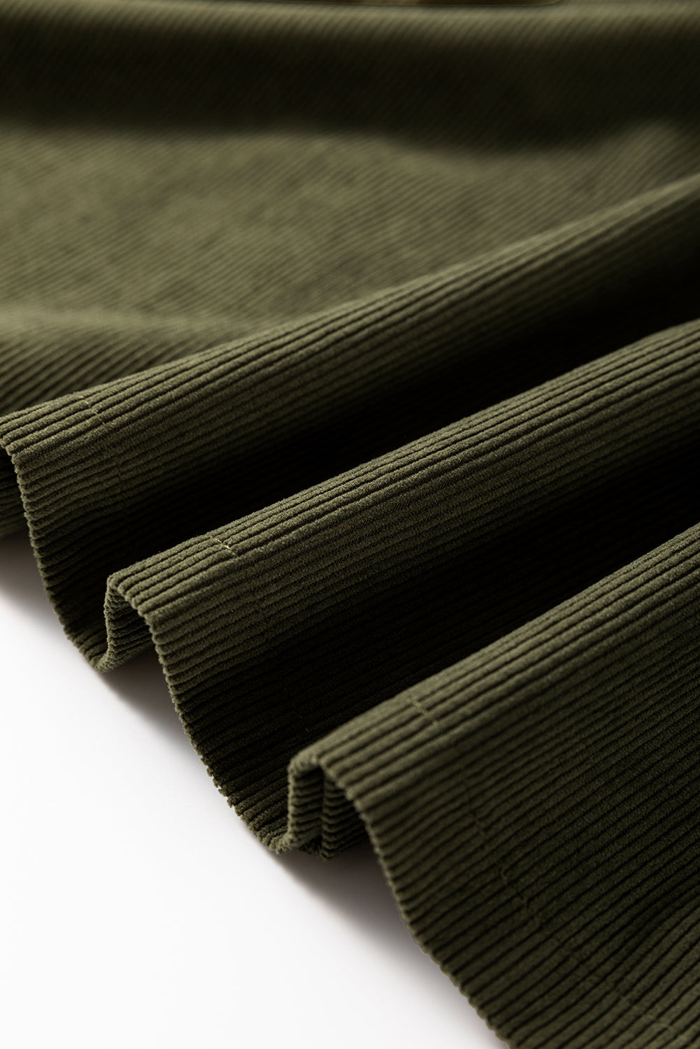 Corduroy Snap Buttons Dress