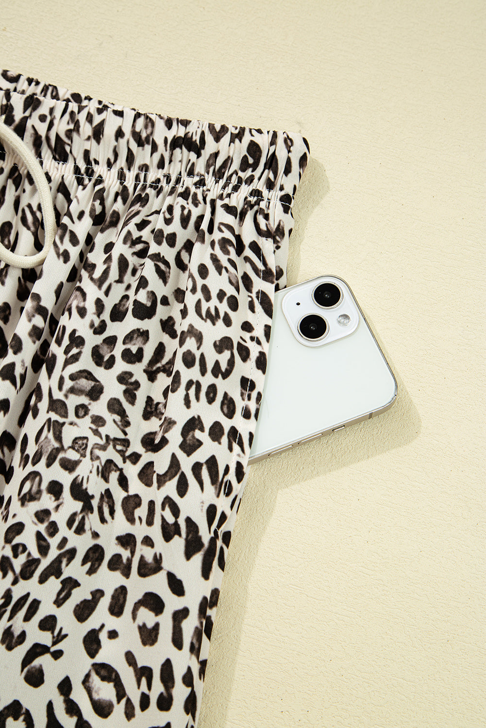 Leopard Drawstring Lounge Pants