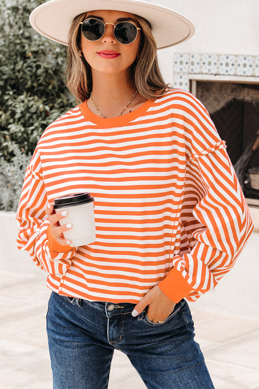 Exposed Seam Pullover Top