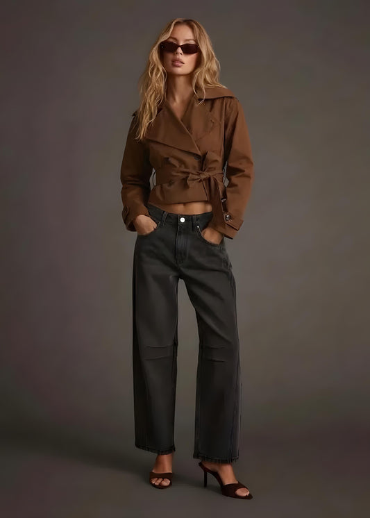 Women's Coco Crop Trench Coat