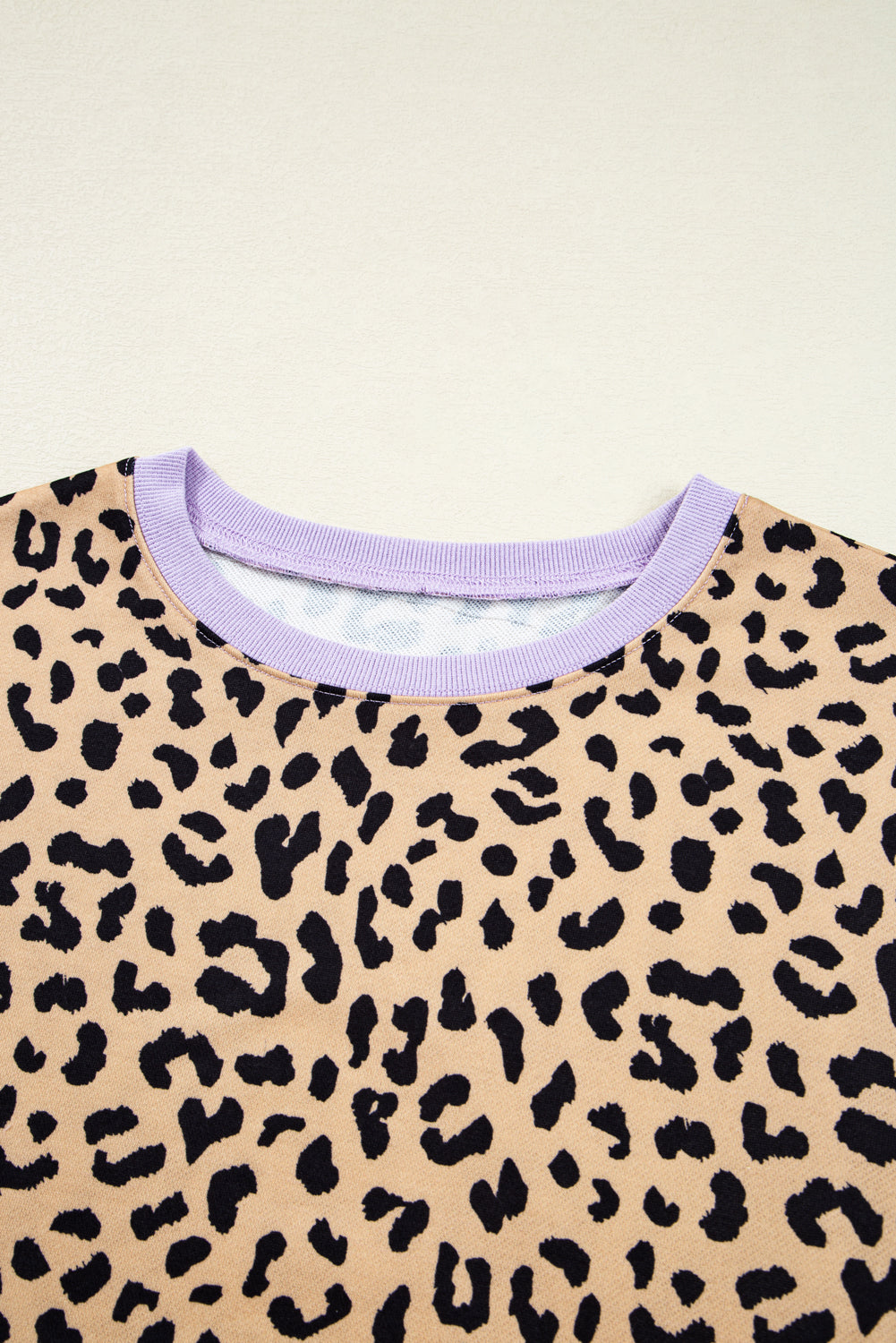 Patchwork Leopard Sweatshirt