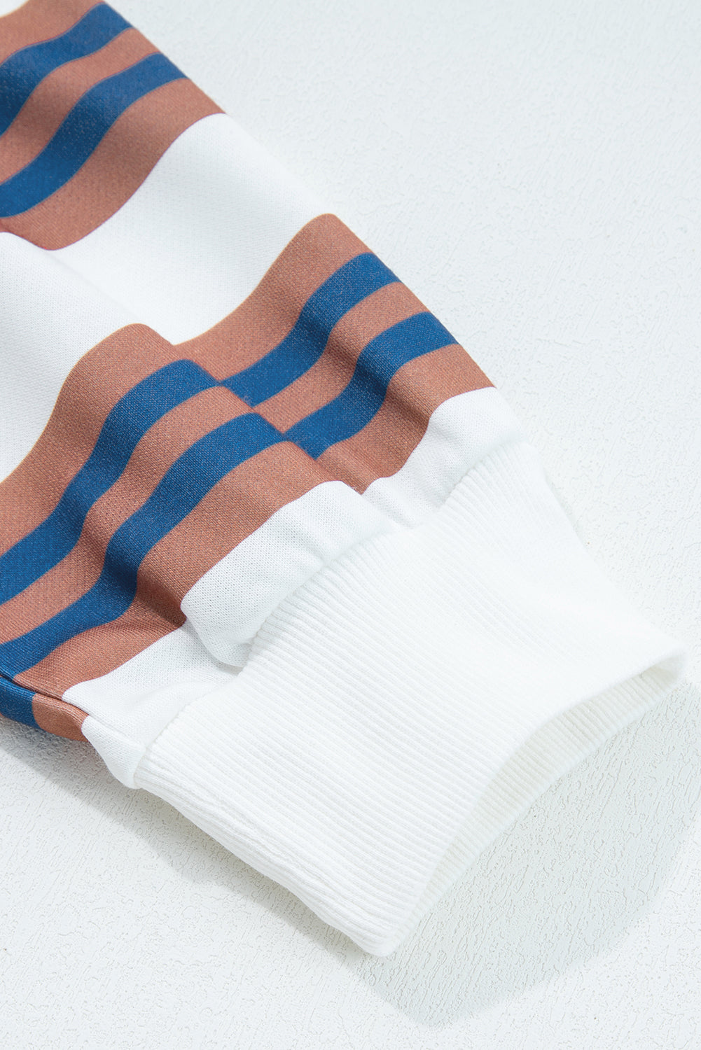 Stripe Pullover Sweatshirt