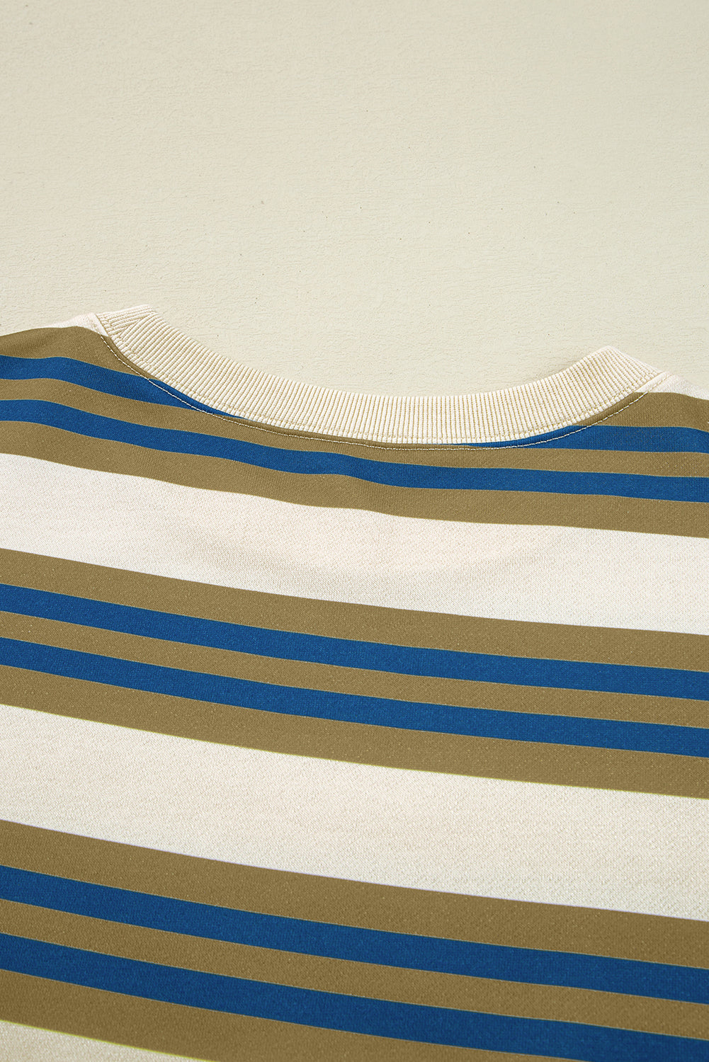 Stripe Pullover Sweatshirt