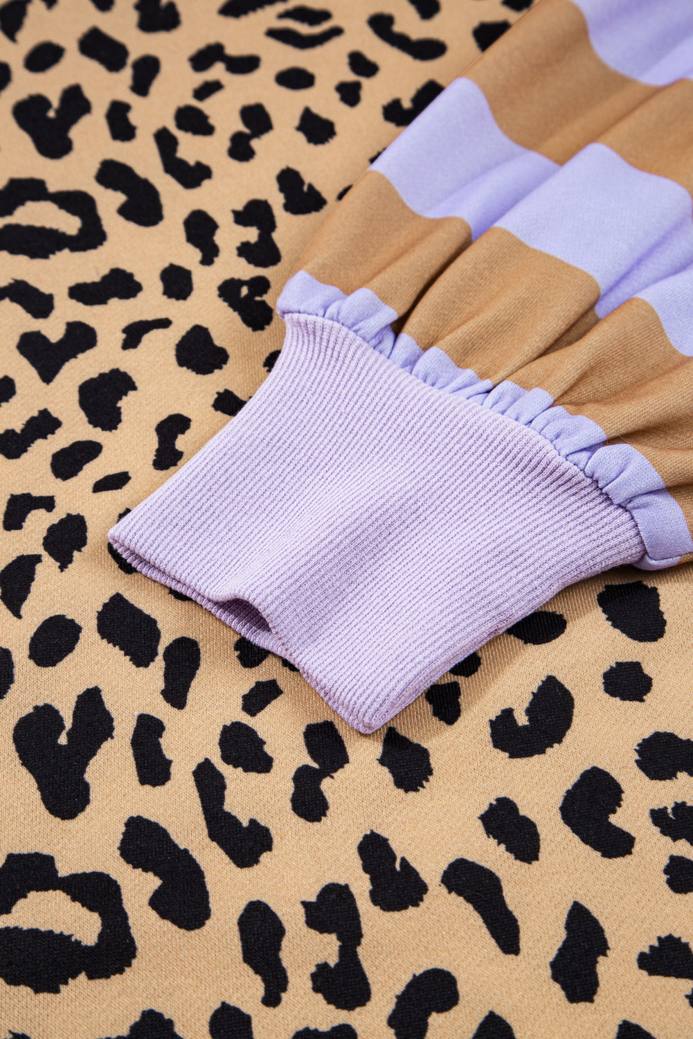 Patchwork Leopard Sweatshirt