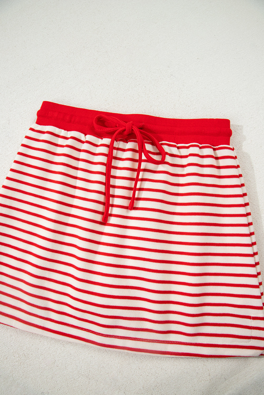 V Neck Pullover and Skort Set