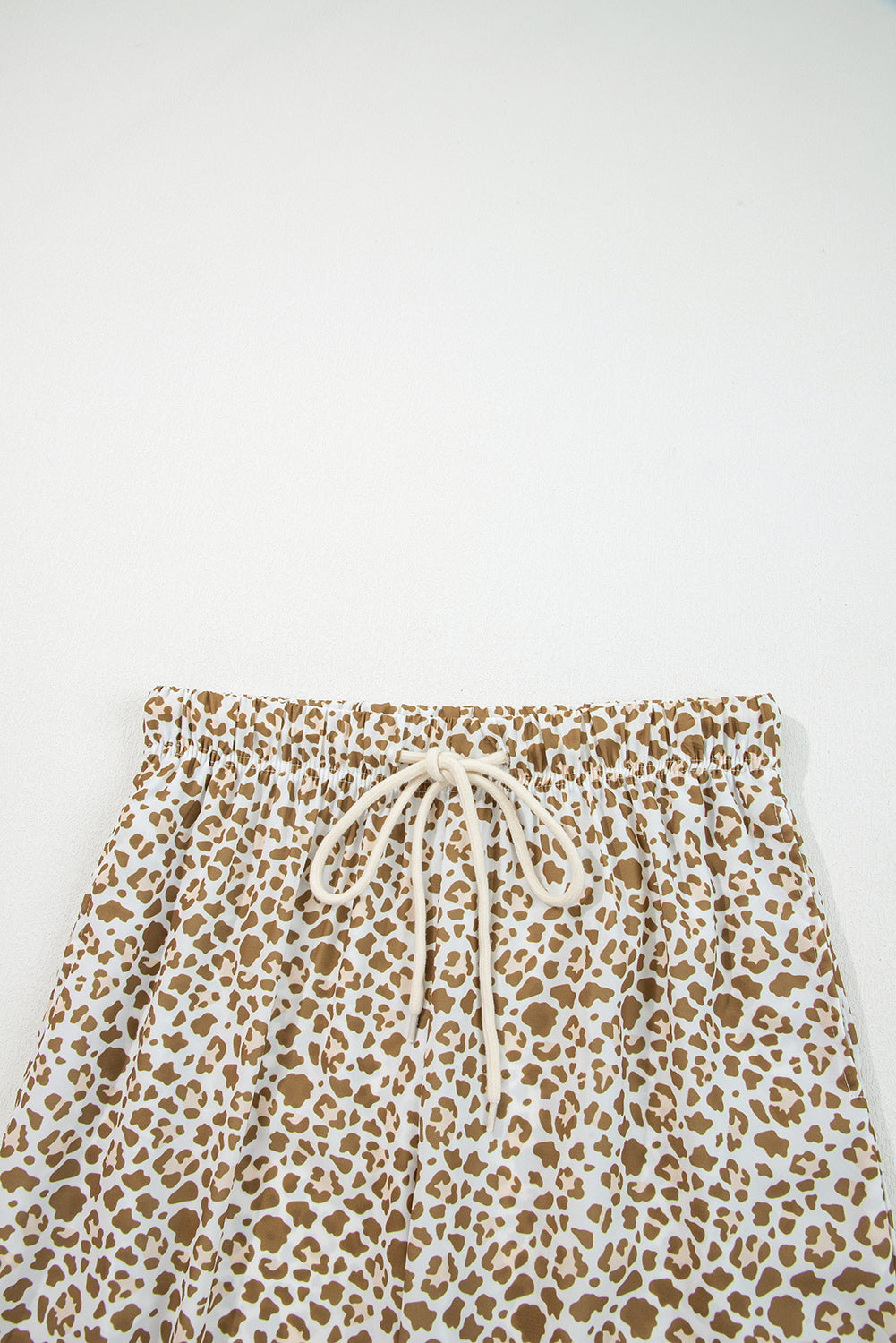 Leopard Drawstring Lounge Pants