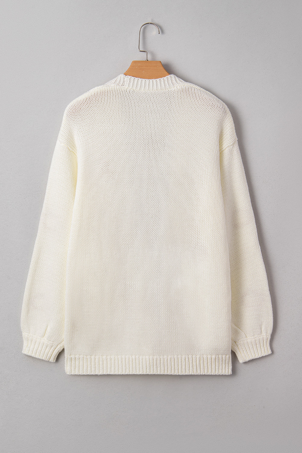 Pumpkin Open Front Midi Cardigan