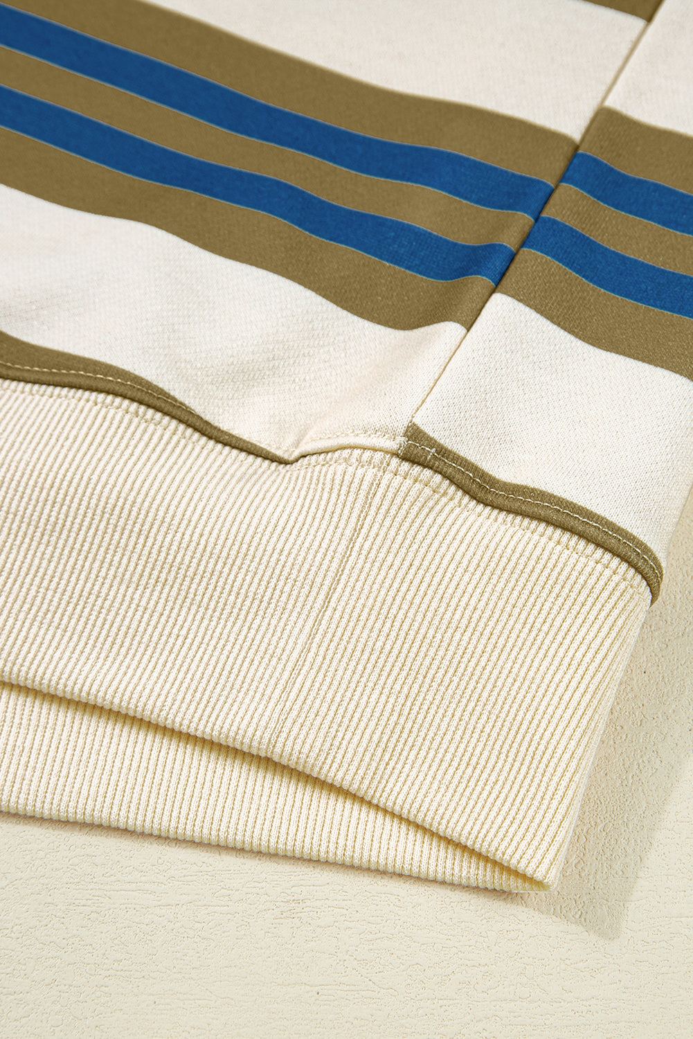 Stripe Pullover Sweatshirt