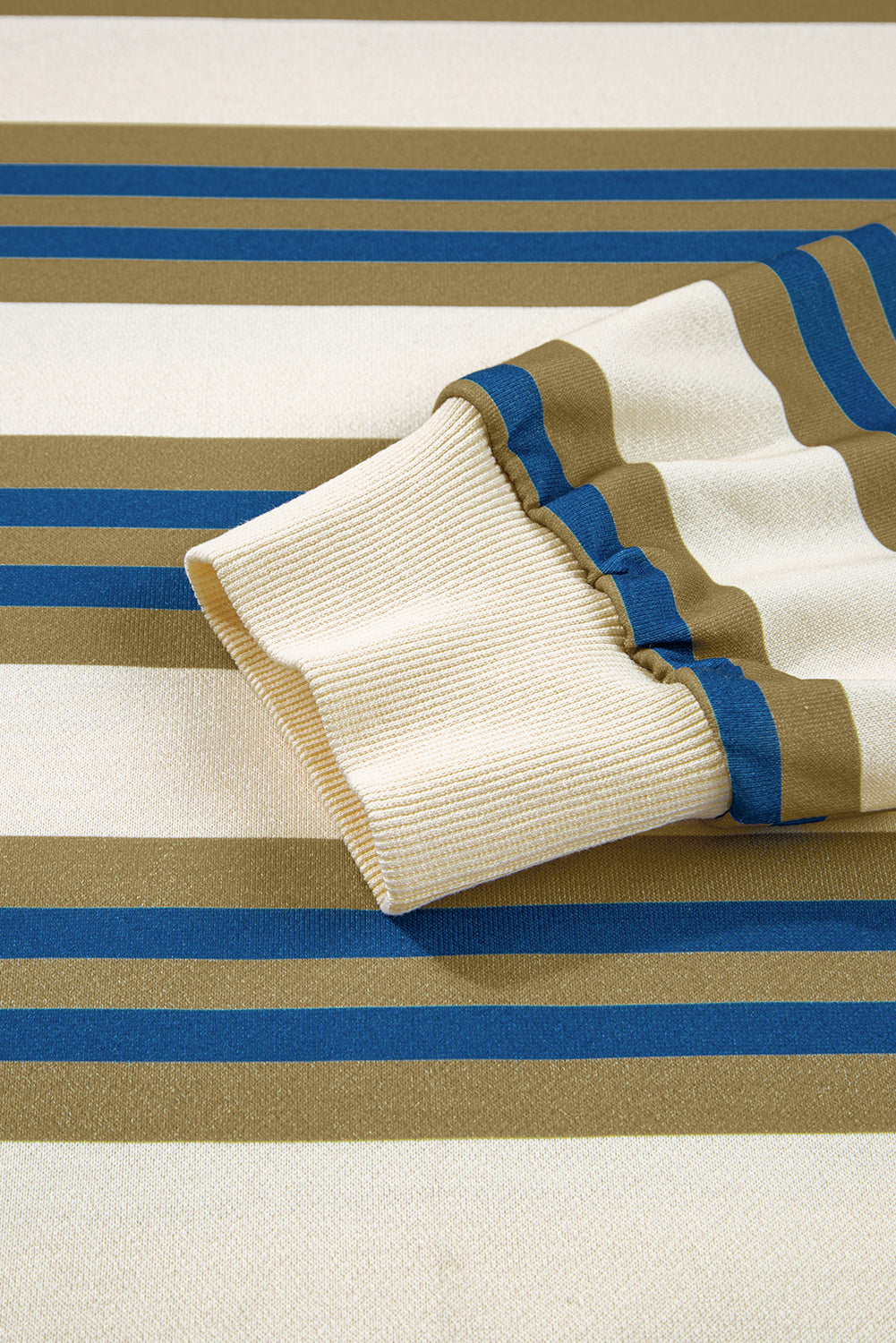 Stripe Pullover Sweatshirt