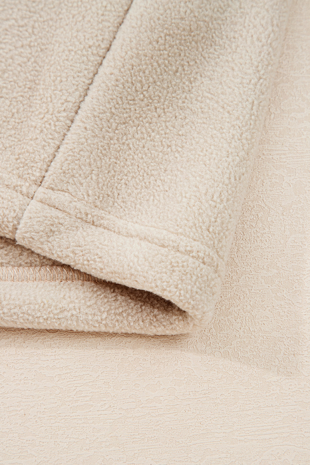 Fleece Patchwork Sweatshirt