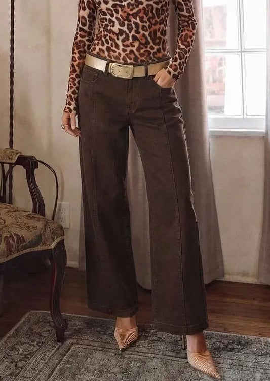 Seamed Center Cropped Jeans